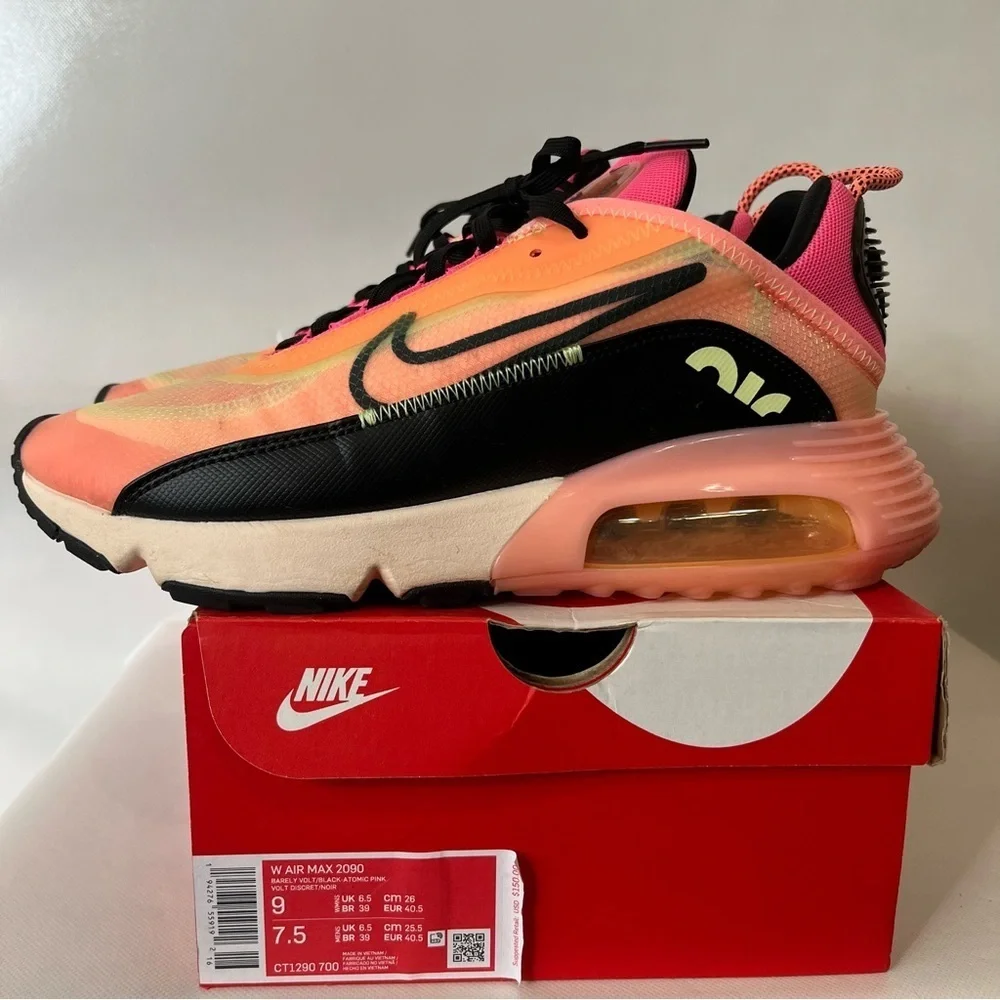 Nike Air Max 2090 Barely Volt/ Black Atomic Pink Sneakers